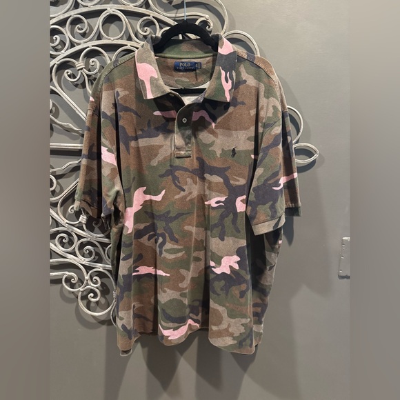 Ralph Lauren Other - Ralph Lauren Camouflage Polo Shirt - Green and Pink